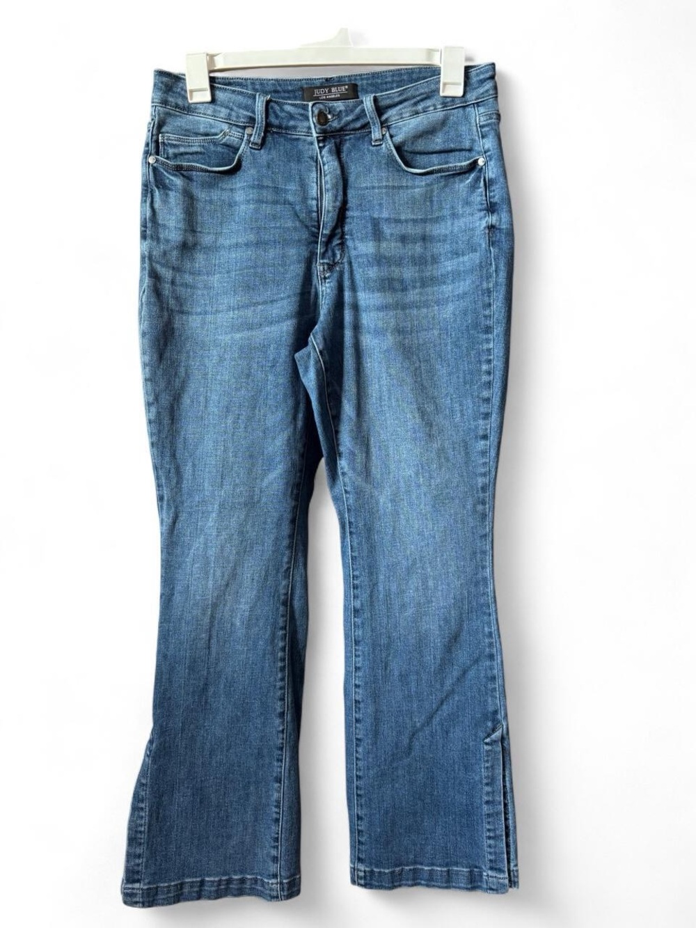 Judy Blue Women's Blue Split Flare Jeans